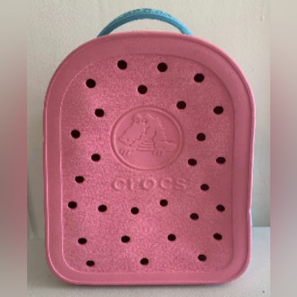 CROCS Handbags - Crocs Pink Teal Zipper Mini Backpack
